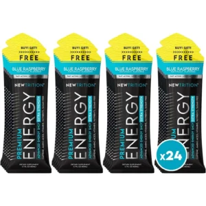 Newtrition Extra Strength Energy Shots - Blue Raspberry Flavor - Pack of 24