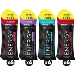 Newtrition Extra Strength Energy Shots - Mixed Flavors - Pack of 24