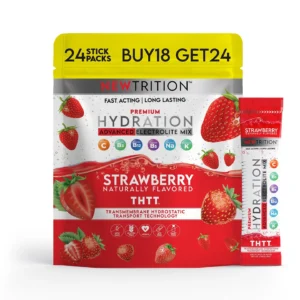 Newtrition Electrolyte Hydration Packets - Strawberry - Pack of 24