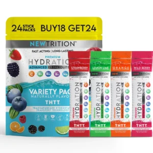 Newtrition Electrolyte Hydration Packets - Mixed Flavors - Pack of 24