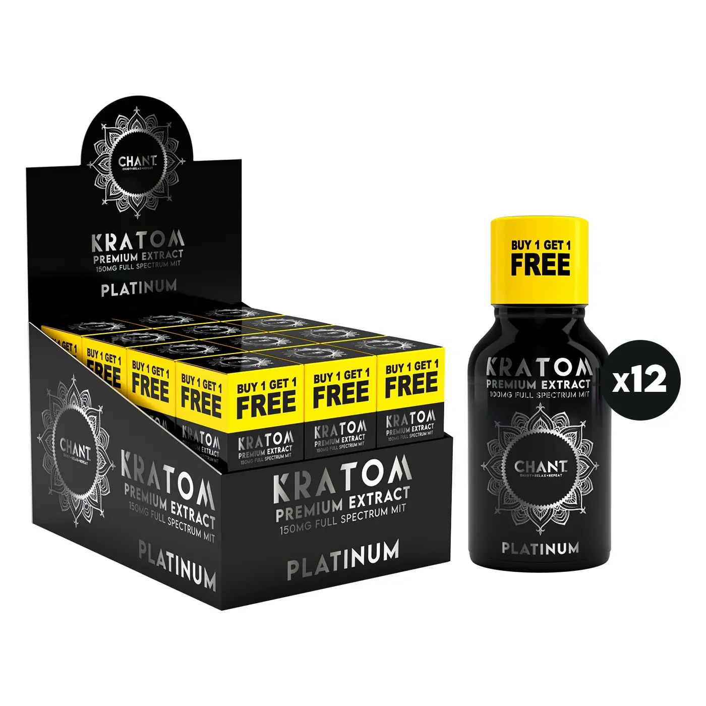 Chant Kratom Extract – Platinum 150 MIT - Pack of 6