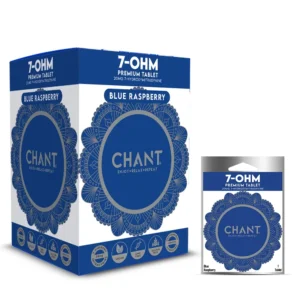 Chant 7-OHM Tablet – Blue Raspberry - Pack of 30