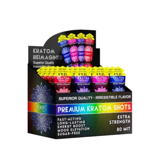 Chant Kratom Shot – Variety Pack Extra Strength 80 MIT - Pack of 24